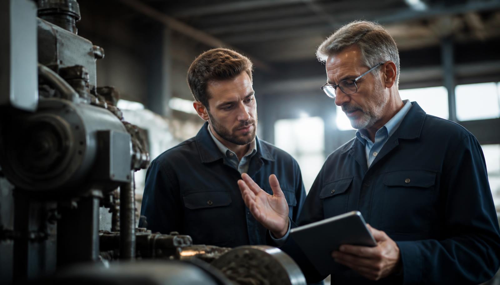 Mentorat entre un planificateur et un superviseur de maintenance en usine